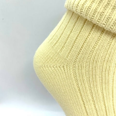 Lambswool Kadın Çorap – Krem