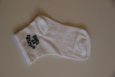 Erkek Bilek Desenli Patik Çorap – Beyaz