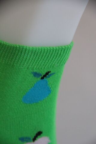 Erkek Ter Emici Dikişsiz Desenli Patik Çorap – Yeşil