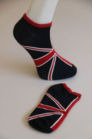 Bayrak Desenli Unisex Çorap – Lacivert