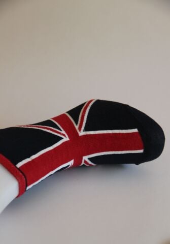 Bayrak Desenli Unisex Çorap – Lacivert