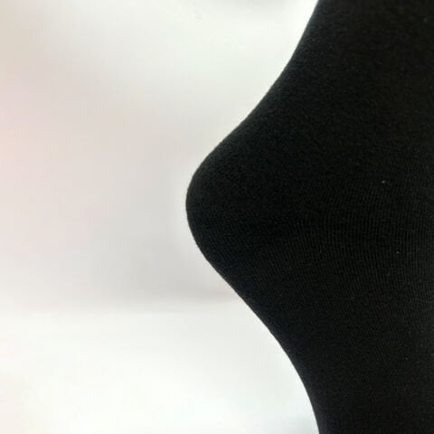 Erkek Dikişsiz Uzun Coton Soket Çorap – Siyah