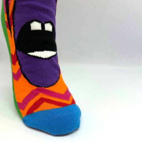 Mor Dudak Karakterli Çılgın Çorap