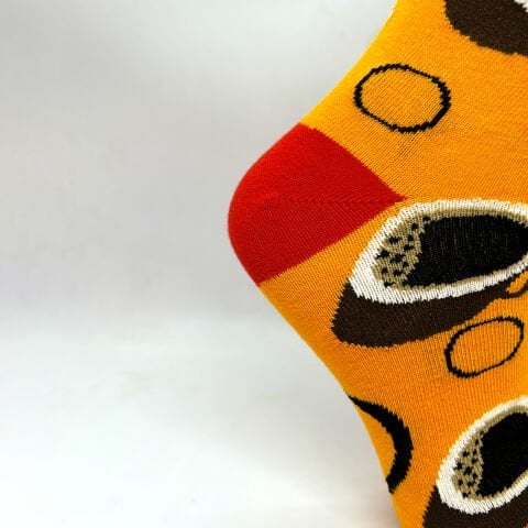 Sağ Sol Farklı Kahve Keyfi Temalı Çılgın Çorap