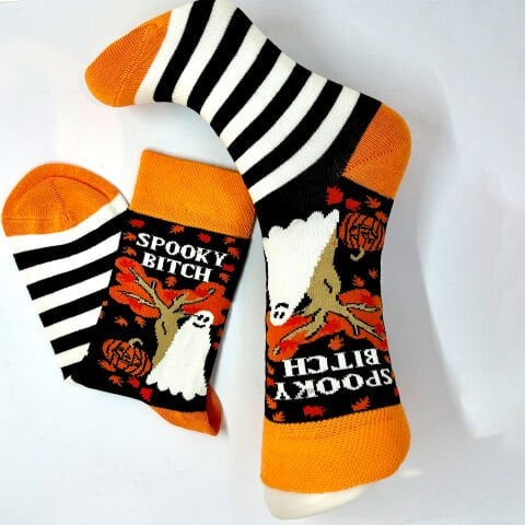 Cadılar Bayramı Karakterli Dikişsiz Çılgın Çorap