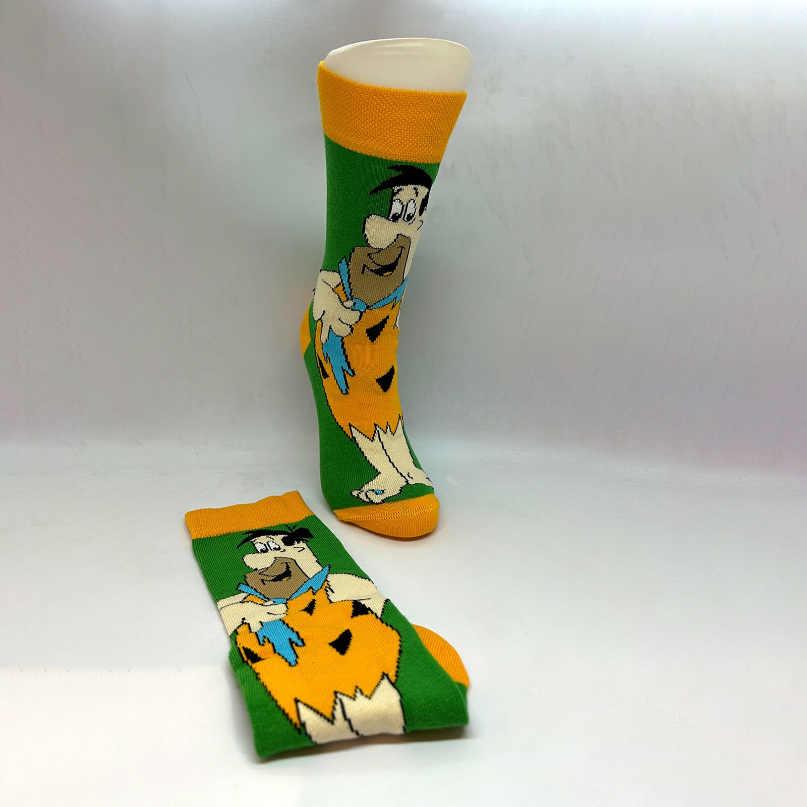 Taş Devri Fred Karakterli Dikişsiz Unisex Çılgın Çorap
