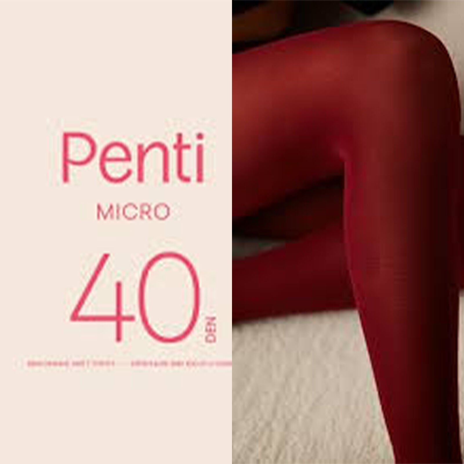 Kadın Bordo Kilotlu Çorap 40 Den