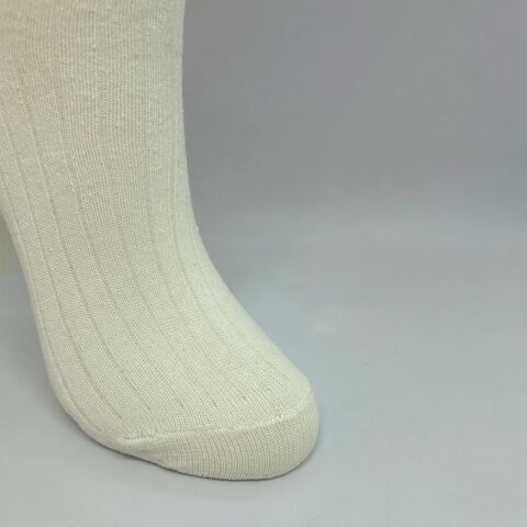 Dizaltı Unisex Çocuk Çorabı Beyaz / 13-15 Yaş