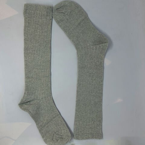 Dizaltı Unisex Çocuk Çorabı Gri / 10-12 Yaş