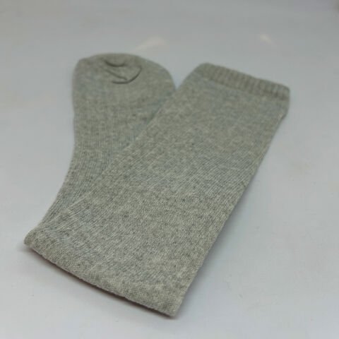 Dizaltı Unisex Çocuk Çorabı Gri / 10-12 Yaş