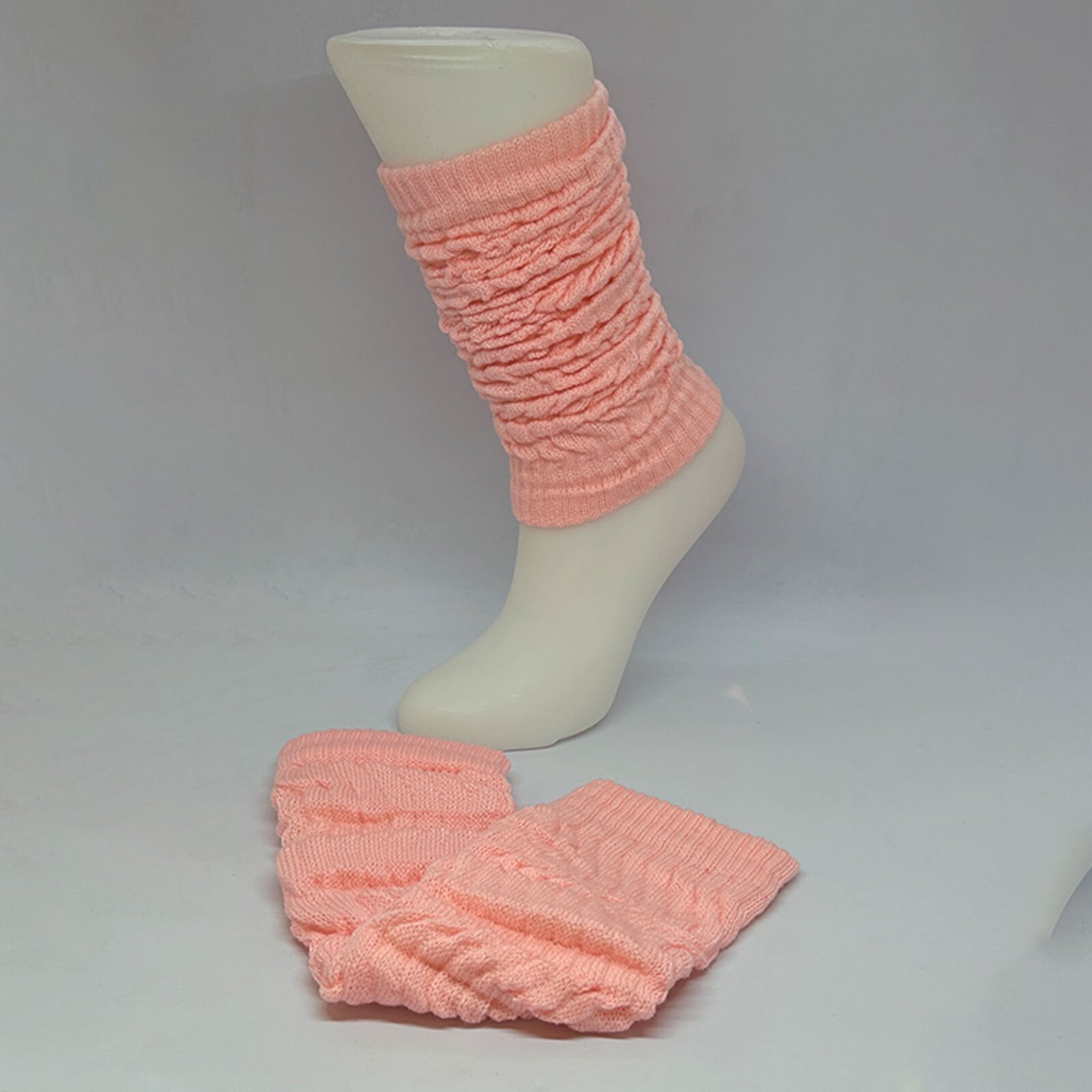 Özgü Desenli Unisex Tozluk Açık Pembe