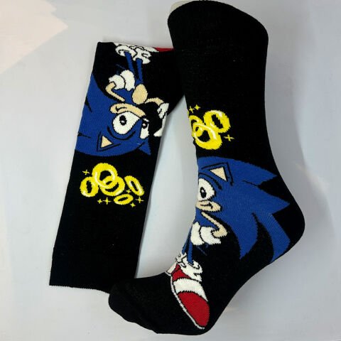 Kirpi Sonic Karakterli Unisex Çorap