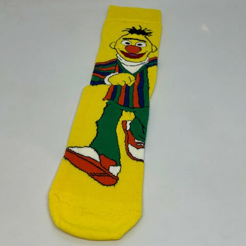 Büdü Karakterli Unisex Çorap Sarı