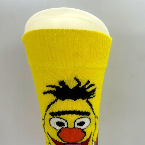 Büdü Karakterli Unisex Çorap Sarı