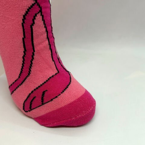 Pembe Panter Karakterli Unisex Çorap Pembe