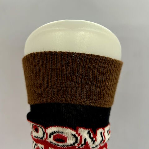 Tazmanya Canavarı Karakterli Unisex Çorap Kahverengi