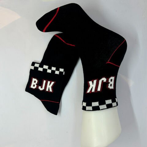 Takım Yazılı Unisex Çorap BJK Siyah
