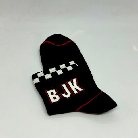 Takım Yazılı Unisex Çorap BJK Siyah
