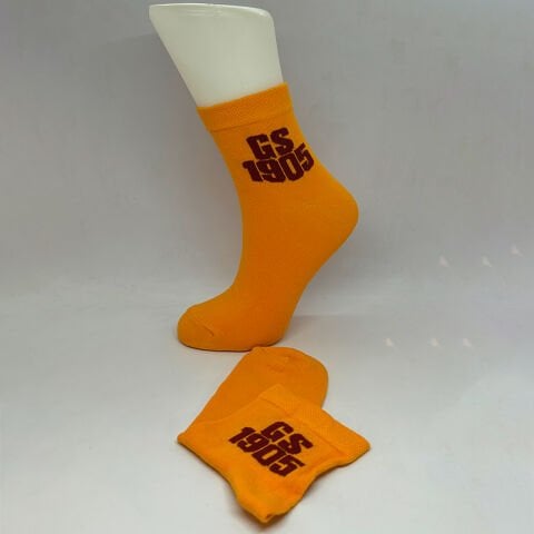 Takım Yazılı Uniseks Çorap GS Turuncu