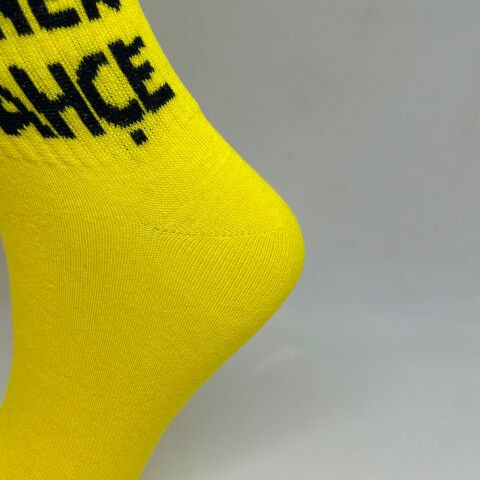 Takım Yazılı Uniseks Çorap FB Sarı
